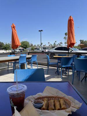 Outdoor patio dining