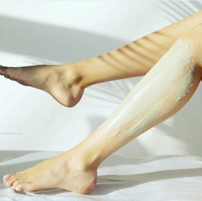 Nice smooth leg wax