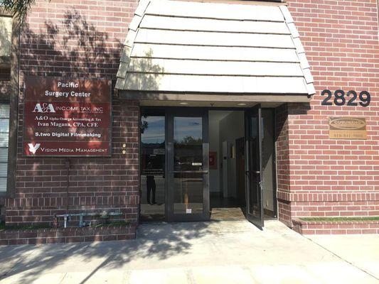 Entrance to Building