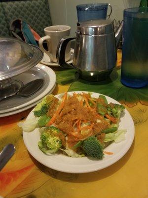 Salad with Ginger Dressing