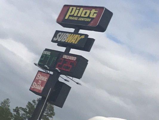 Steak 'n Shake located in Pilot Truck Stop