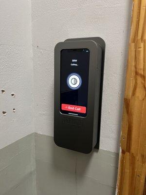 Advanced touchpad, intercom system installation.