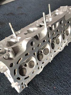 Beautiful cylinder head back from Kelly's machine shop!!