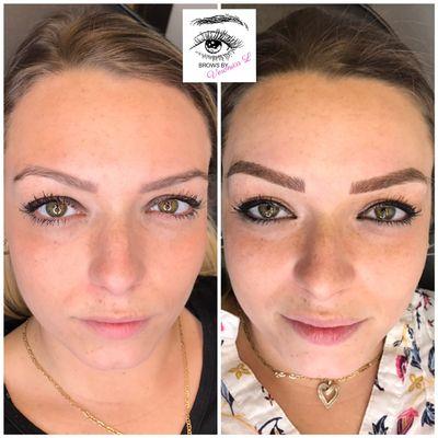 Brow Pencil vs Permanent Makeup!! There's simply no comparison!