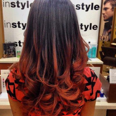 Red ombré  by Gladys