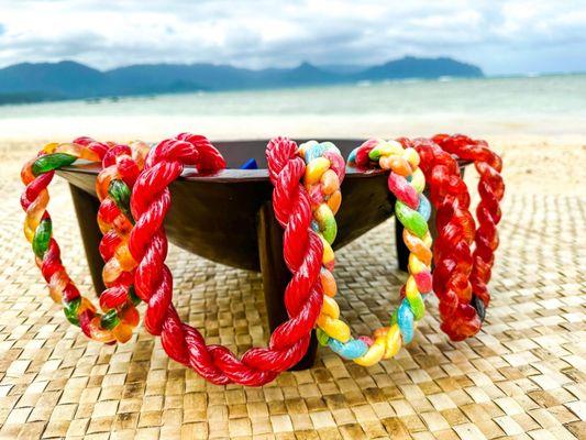 Assorted Yummy Gummy Lei and Licorice Twist Lei