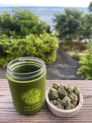 Live Aloha Give Aloha noa stash jar