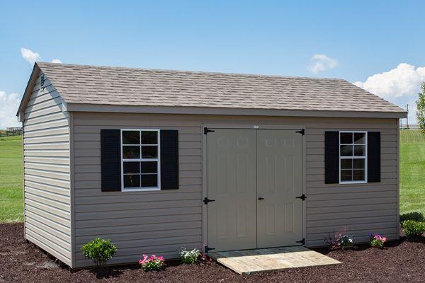 12x20 Cottage, Vinyl Siding, Architectural Shingles