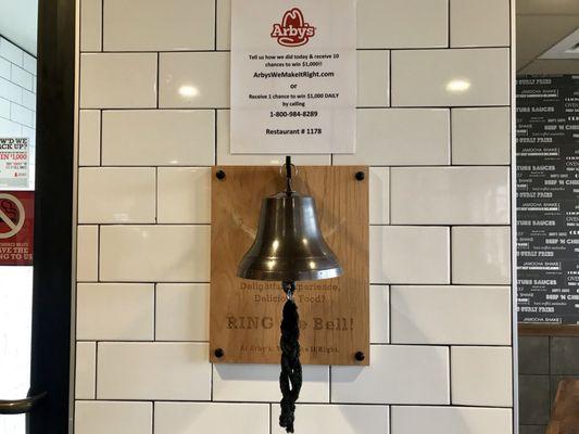 The Famous Arby's Bell!