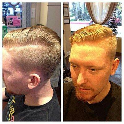 Men's hair cut by Dani