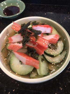 Kani Cucumber salad