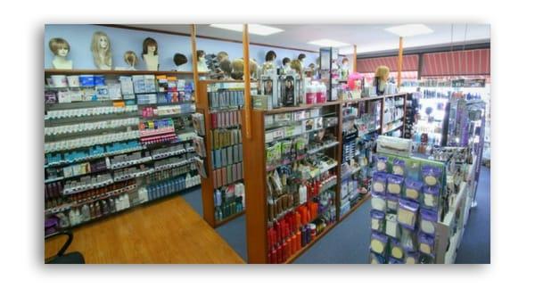 Huge selections of beauty supplies PLUS wigs and hairpieces.