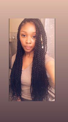 Small Senegalese twist