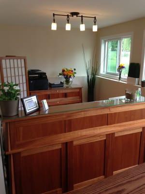 Front reception desk