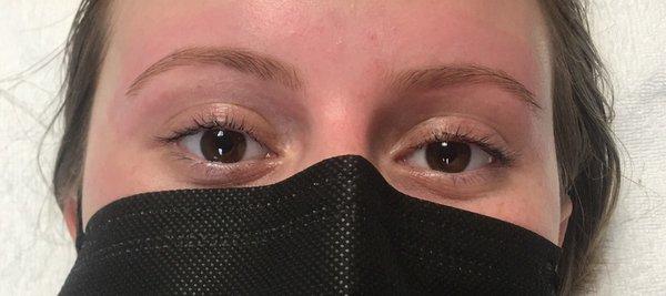 Lash lift with tint & teen brow