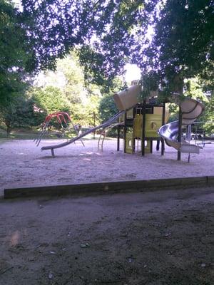 3 sets of swings & old school park equipment