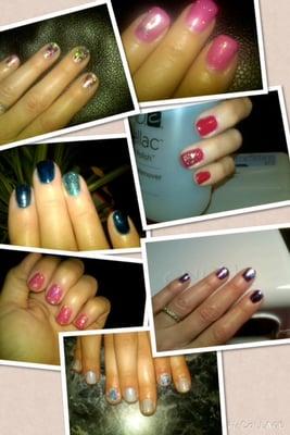 Beautiful Shellac manicures