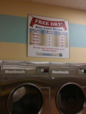 Free drying with every wash