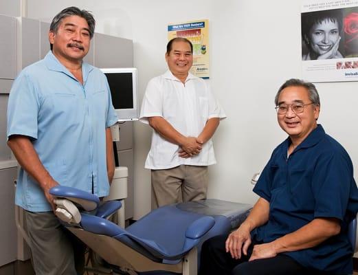 Dr. Gordon, Dr. Lester & Dr. Jared Kanemaru