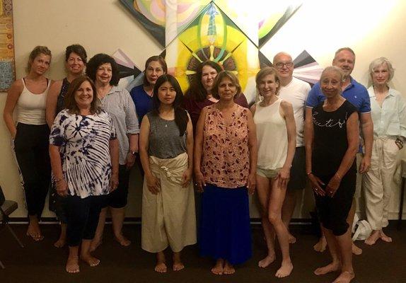 Wonderful afternoon facilitating these beautiful souls in developing their intuition.