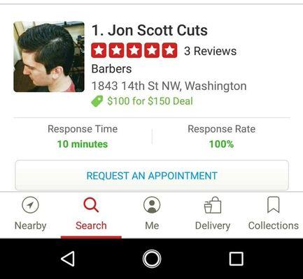 4 REASONS WHY JON SCOTT CUTS IS THE BEST! 1. Excellent customer service. 2. Minimal wait times. 3. Superior products.  4. Consistency.