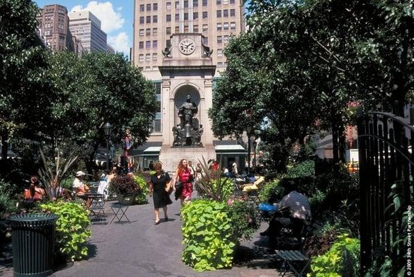 Herald Square Park - Copyright 2009 34th Street Partnership