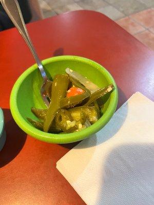 Pickled jalapeños