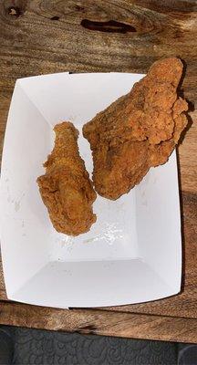 2 Piece Chicken Meal Deal (missing side)