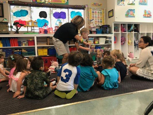 Three-year-olds classroom.