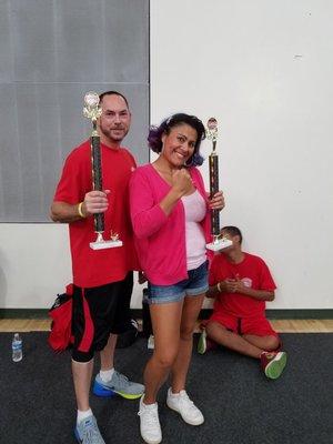 Husband and Wife Muay Thai mit team...1st place