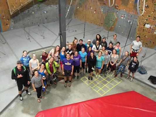 Petra Cliffs is very accommodating to group climbing, overnight programs, birthday parties, and team gatherings!