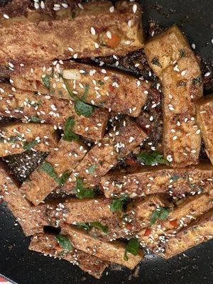 Braised tofu strips (vg)