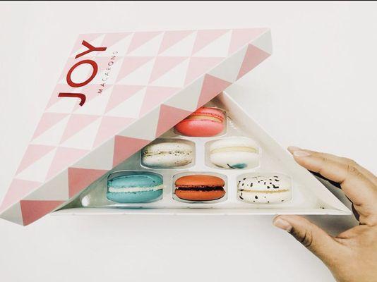 Valentine's box of Joy Macarons