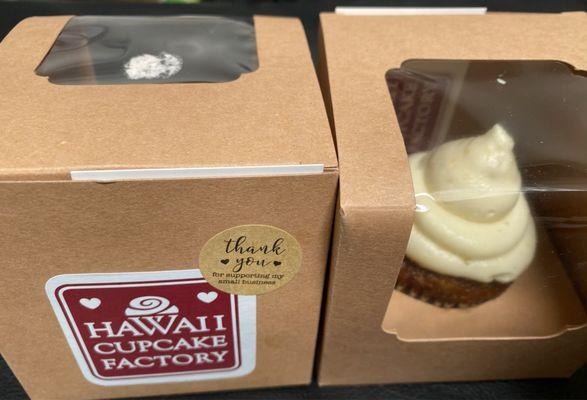 Carrot cake cupcakes. Special since she made for Mother's Day since her mom loves carrot cakes.