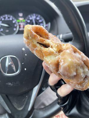 Huge hair baked into my donut.