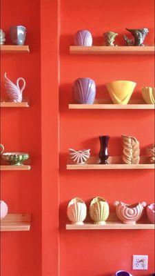 Curated selection of vintage vases