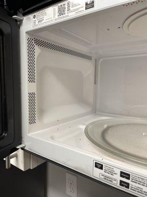 Grime in microwave