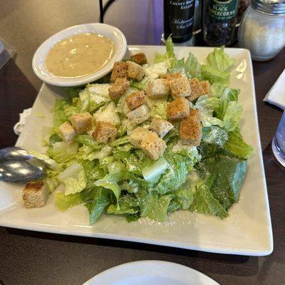 Large Caesar salad, plenty for 2.