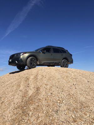 Car handled well off-road, in dirt or mud, and snow!