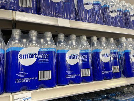 I like the taste of smart water.