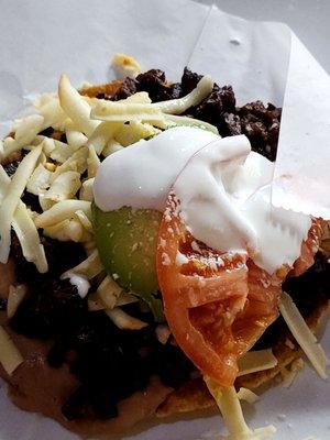 Tostada de asada