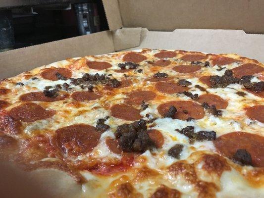 Fresh Pizza For All The Meat Lovers.