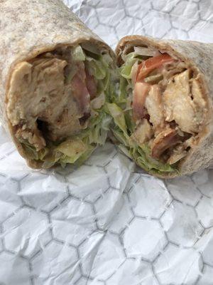 Grilled chicken wrap!