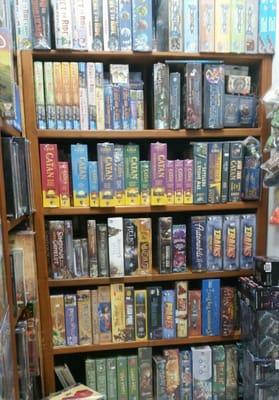 Over 400 boards games always in stock!  We have daily specials and discounts all the time!