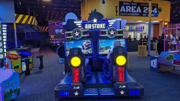 Air Strike arcade game at AREA 254