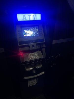 ATM in the lobby.