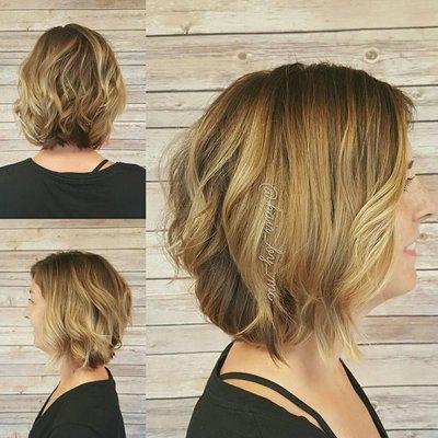 Erin, looking back at these pictures, we're seriously obsessed with the way your cut and color turned out!