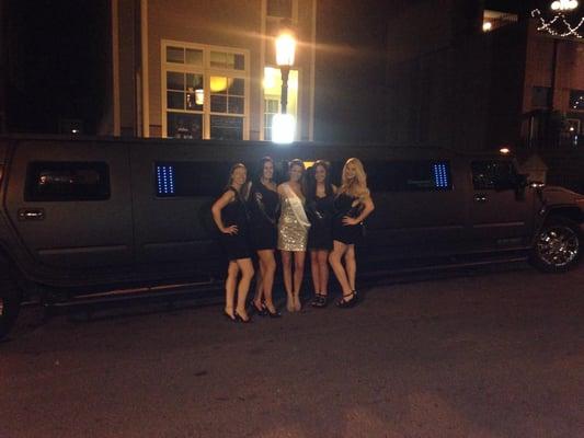 The black hummer limo they let us use after the Pink one!:)