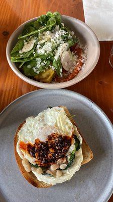 Spanish tortilla & The toast