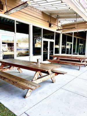 Outdoor seating